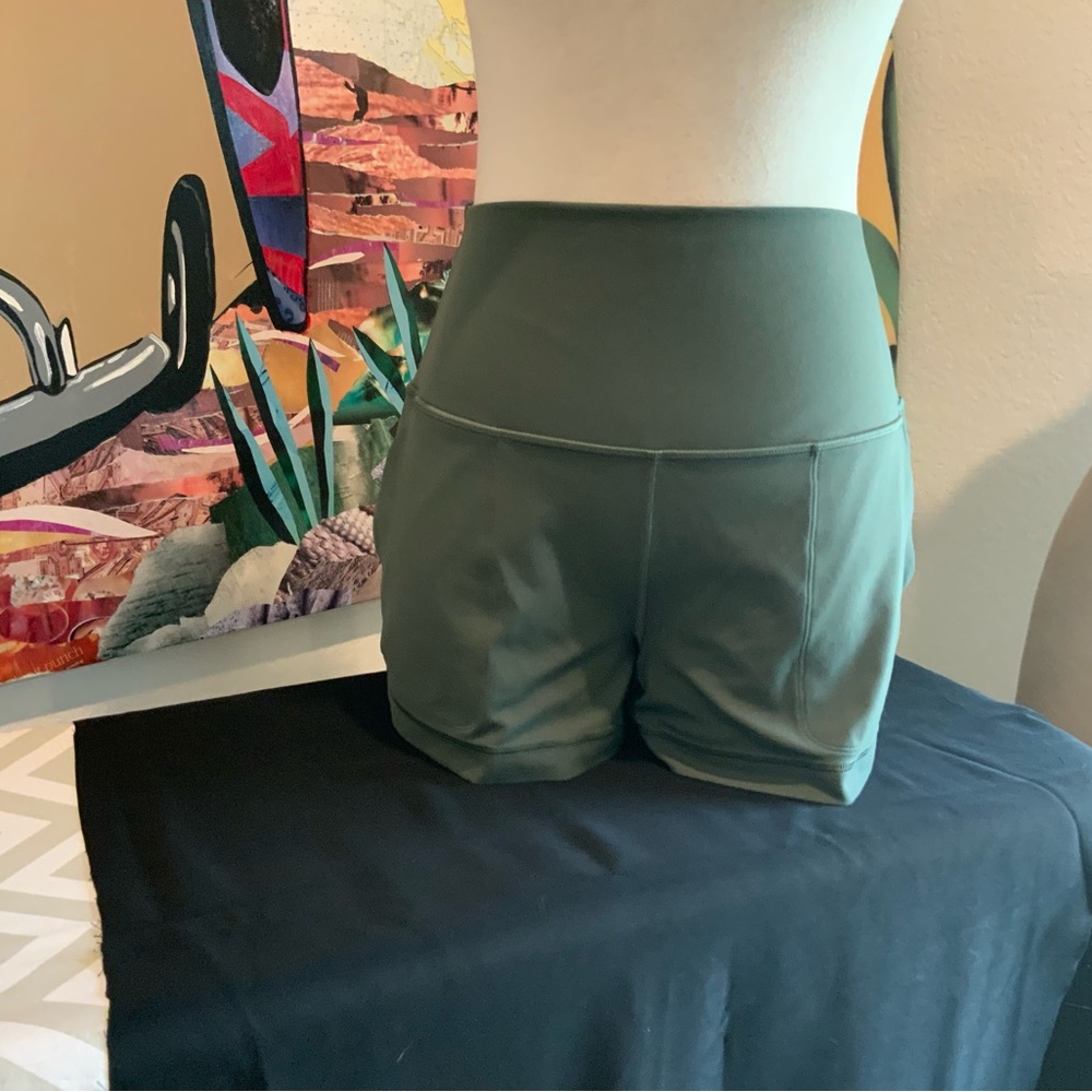 lululemon athletica High-Waisted Olive Shorts